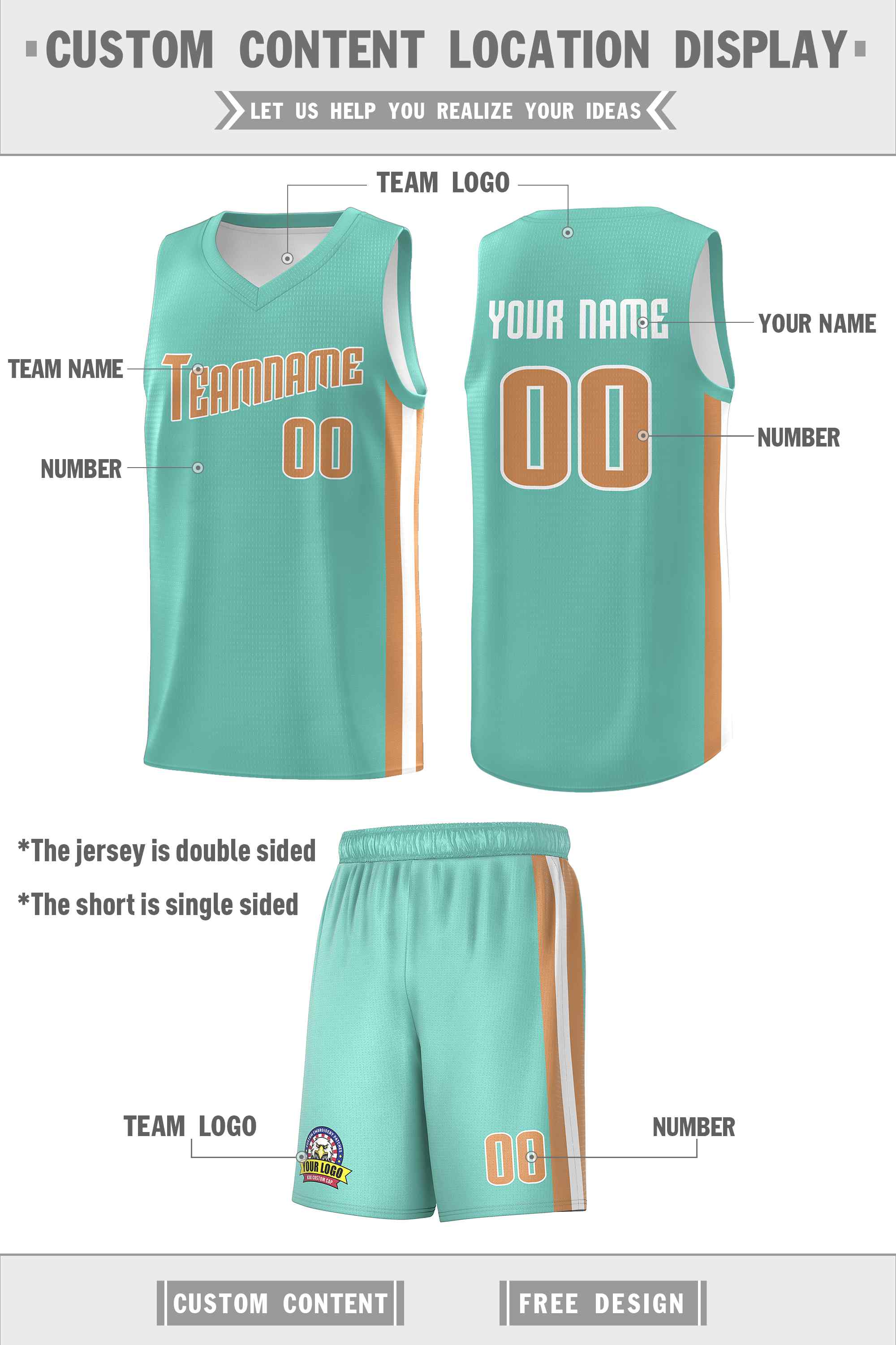 Custom White Orange-Yellow Double Side kits Men Basketball Jersey|KXKSHOP