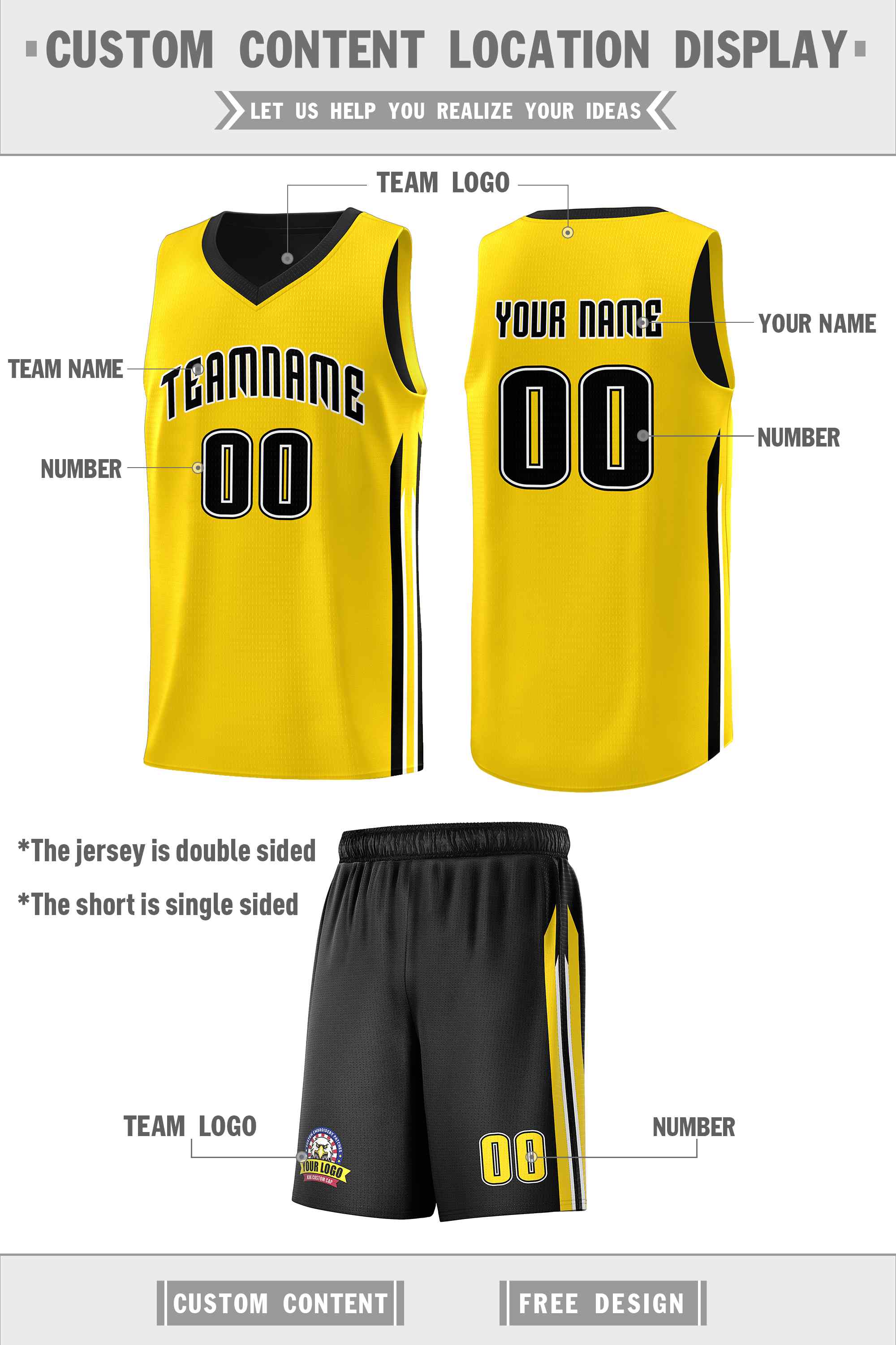 Custom Navy White Double SideKits Men Basketball Jersey | KXKSHOP