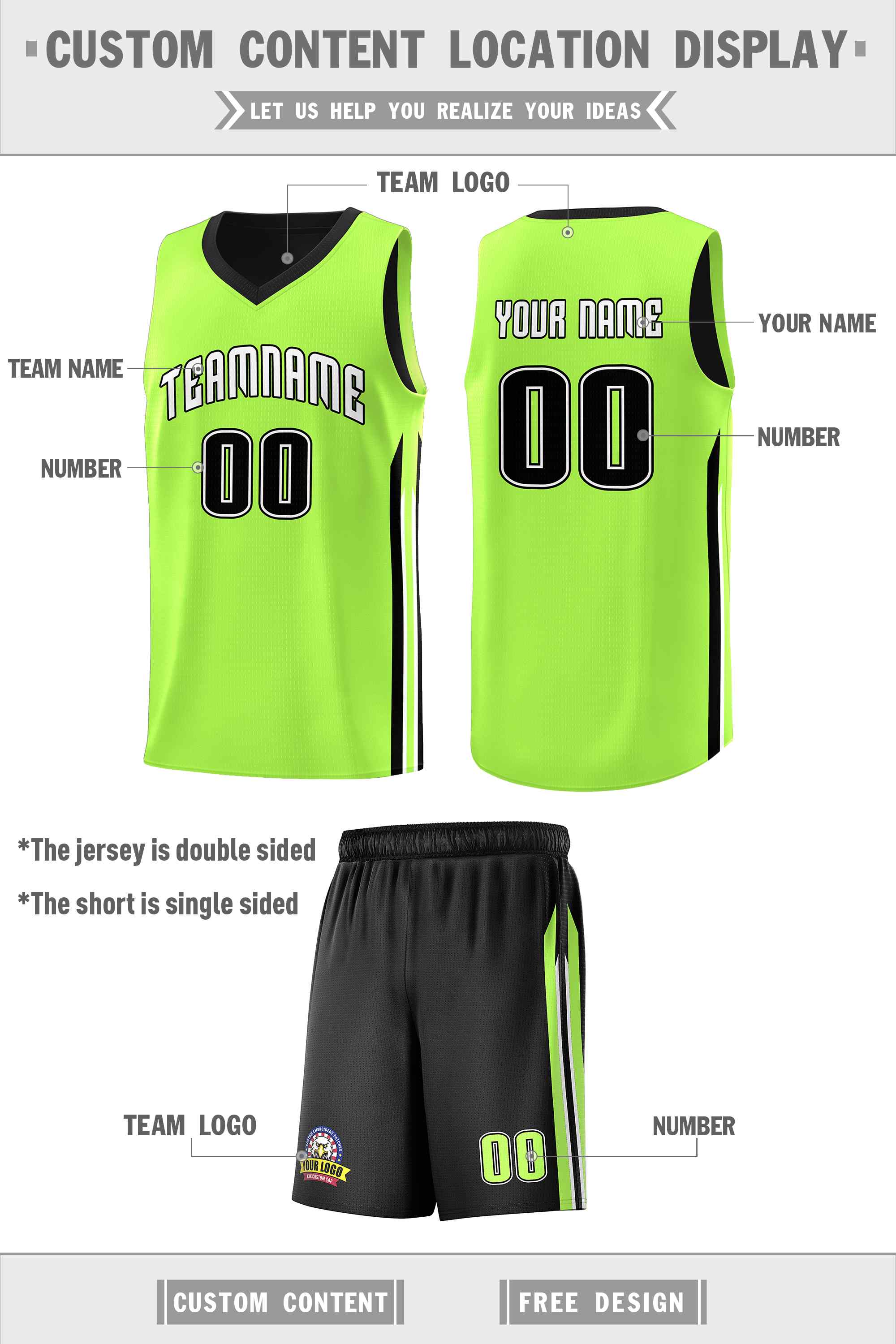 Custom Navy White Double SideKits Men Basketball Jersey | KXKSHOP