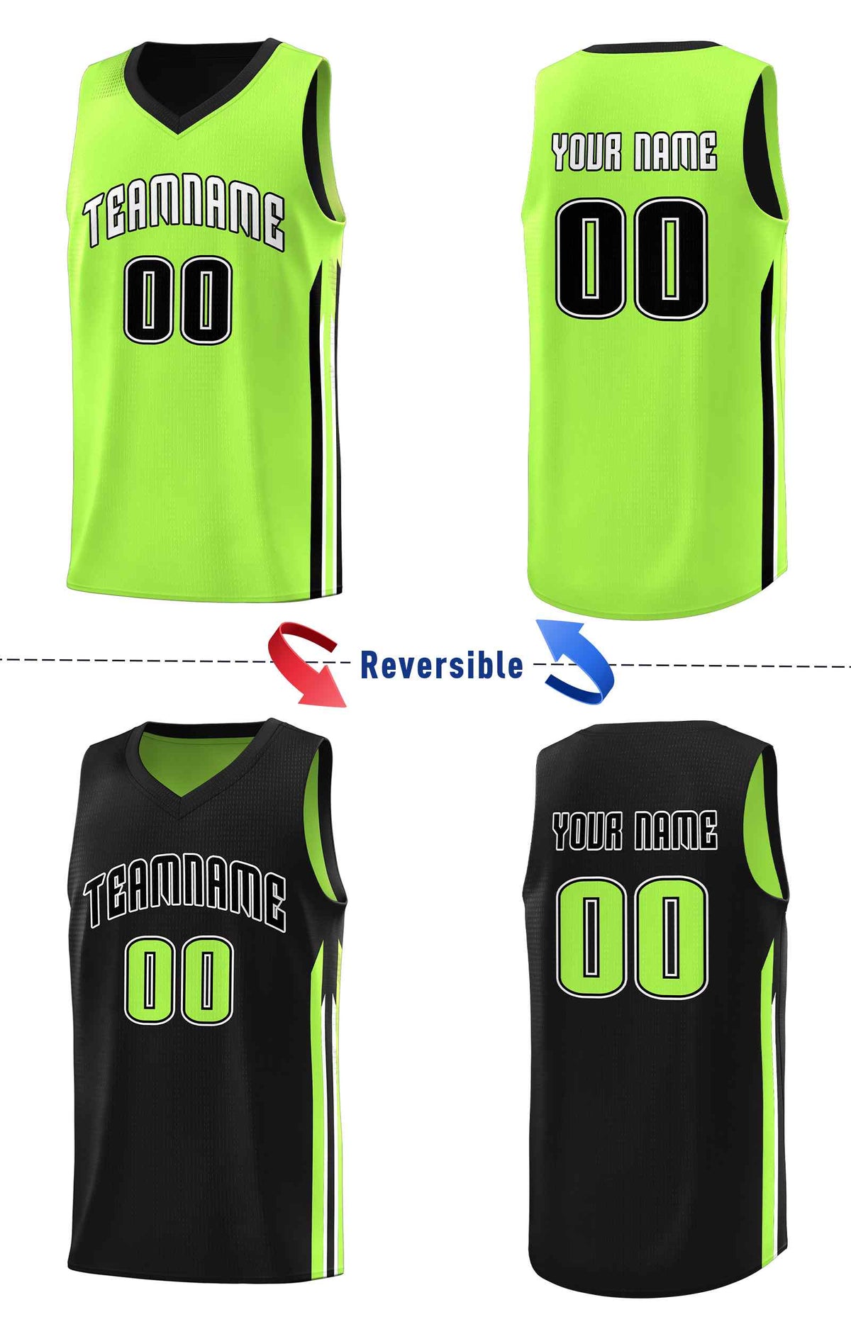 Custom Navy White Double SideKits Men Basketball Jersey | KXKSHOP