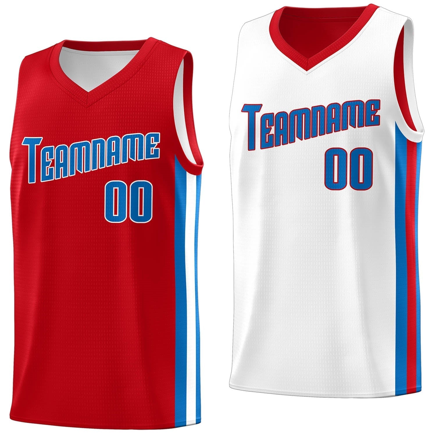 Custom White Orange Double Side Tops Basketball Jersey | KXKSHOP