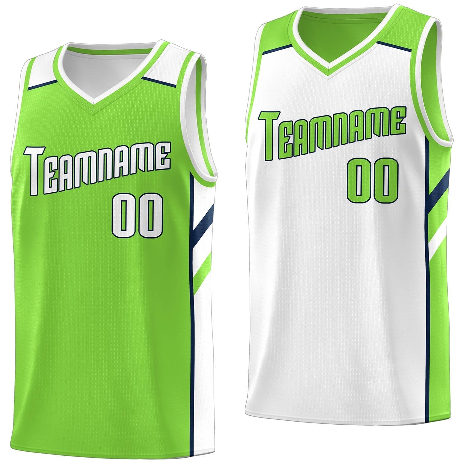 Custom Royal White-Yellow Double Side Tops Fashion Basketball Jersey | KXKSHOP