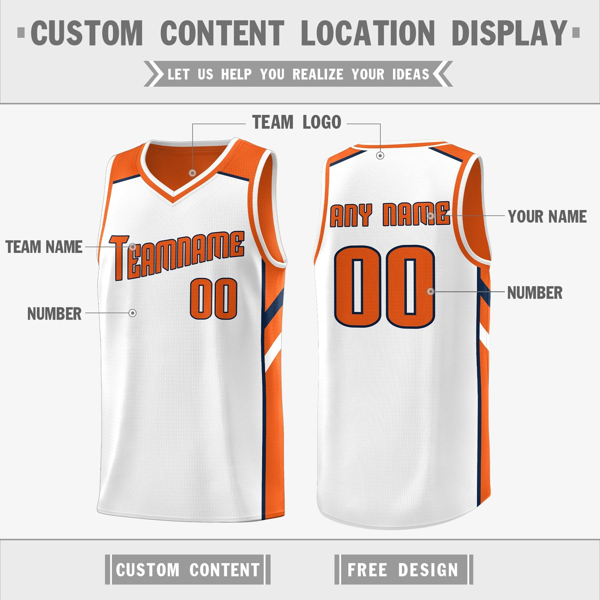 Custom Royal White-Yellow Double Side Tops Fashion Basketball Jersey | KXKSHOP