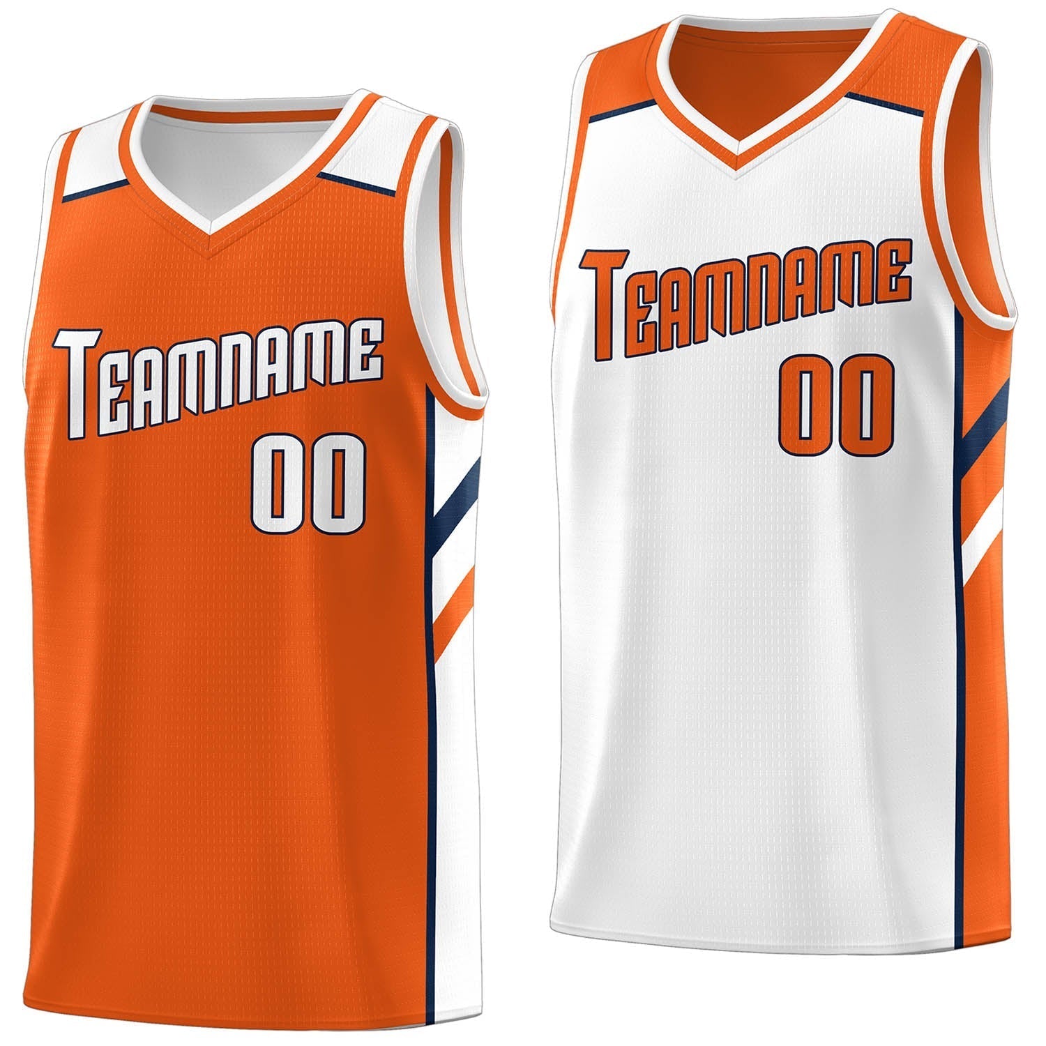 Custom Royal White-Yellow Double Side Tops Fashion Basketball Jersey | KXKSHOP