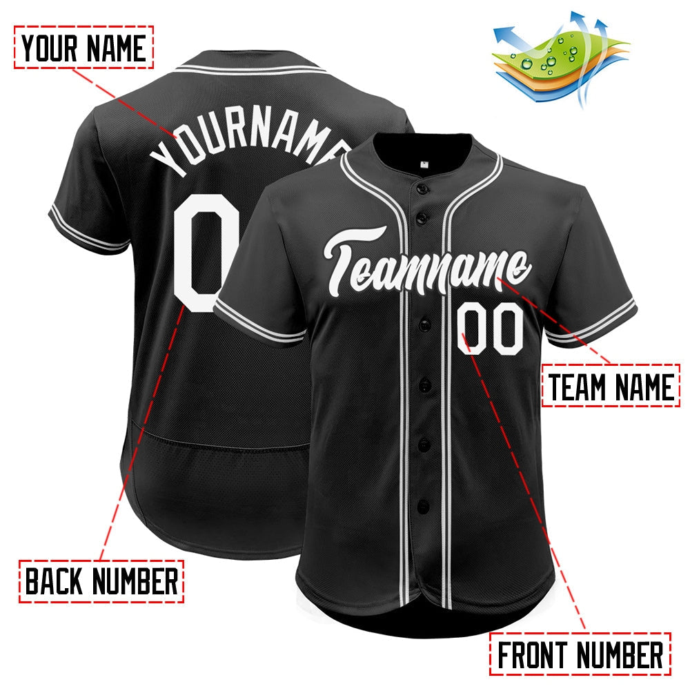 Custom Blue Ice Cream Cone Graffiti Pattern Fashion Authentic Baseball Jersey From Evan Neufang|KXKSHOP