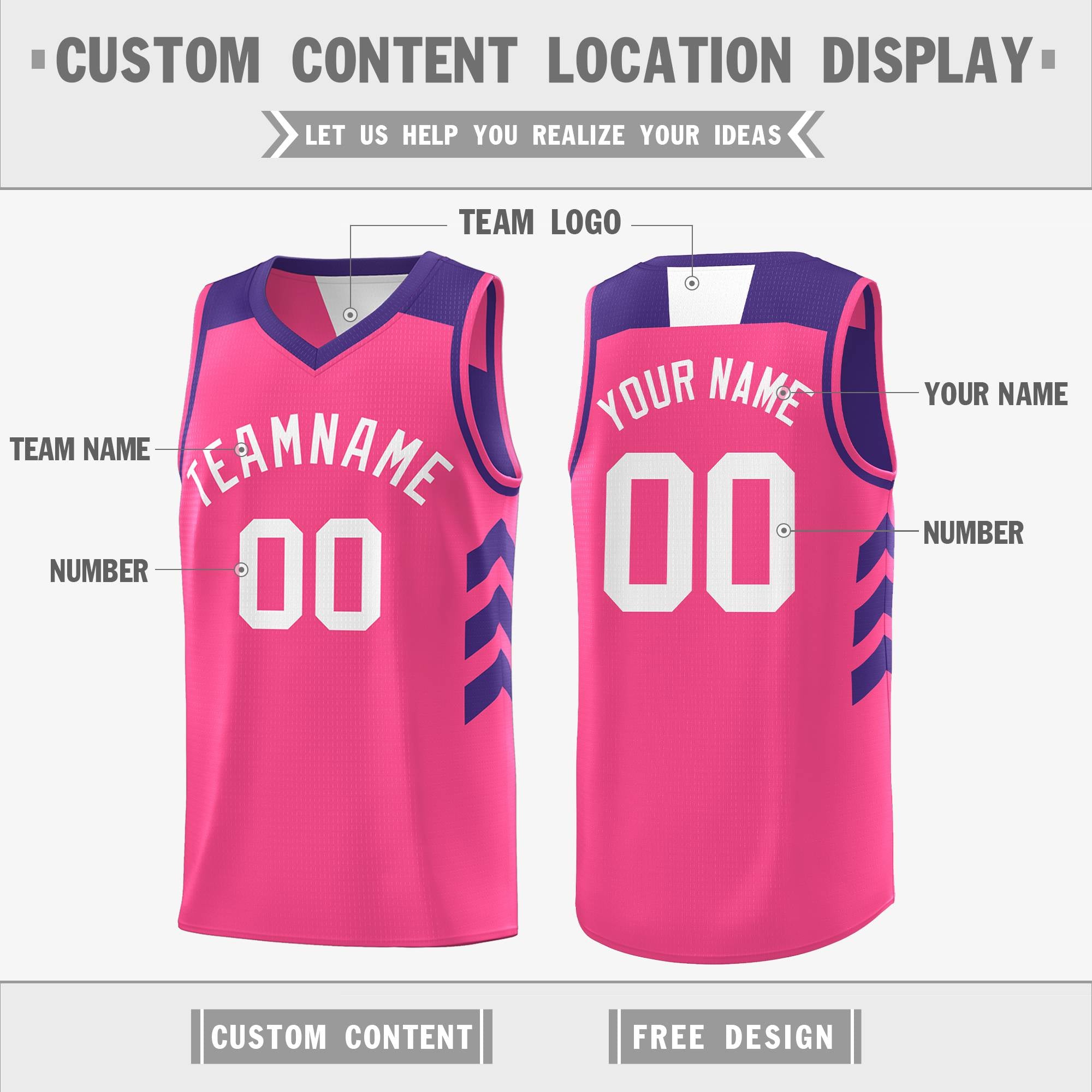 Custom Double Side Tops Team Basketball Jersey Personalized Reversible Shirts for Men/Youth| KXKSHOP