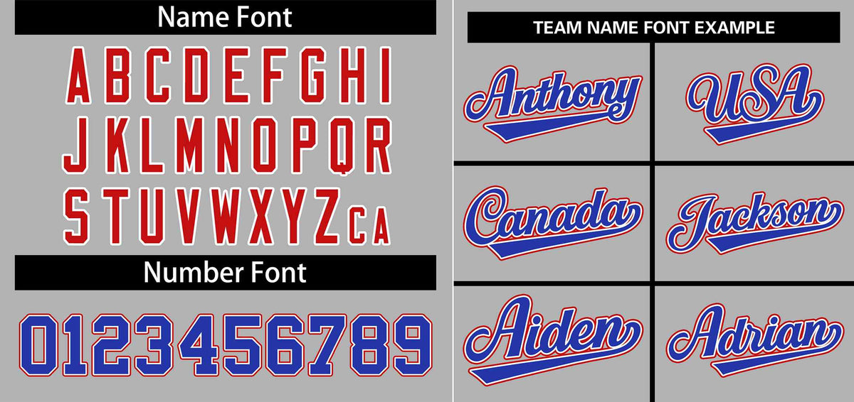 Custom Gray Royal-White Stripe Fashion Raglan Sleeves Authentic Baseball Jersey