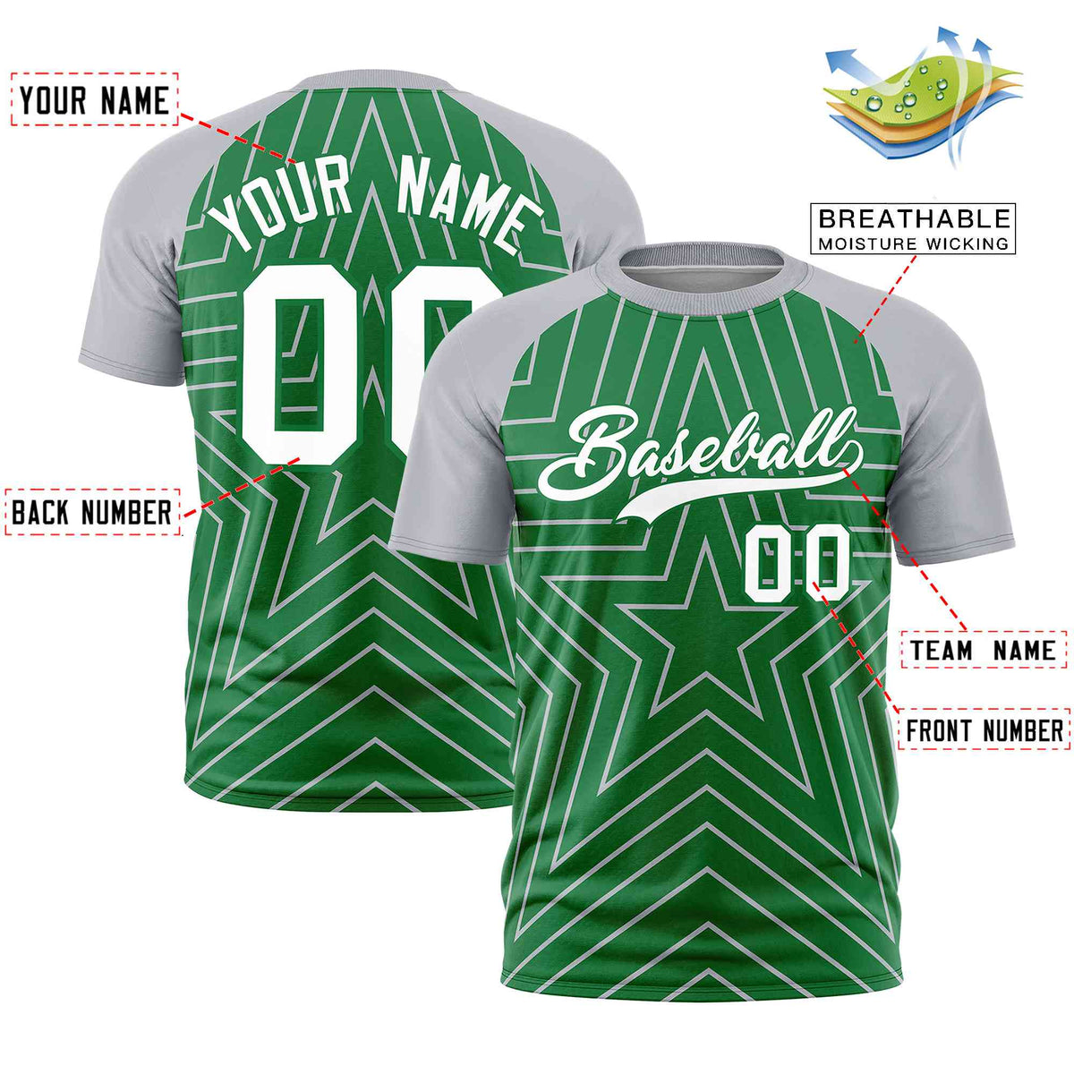 VVHL Green Red-White S7-Sicilian-Slicers T-Shirt | KXKSHOP