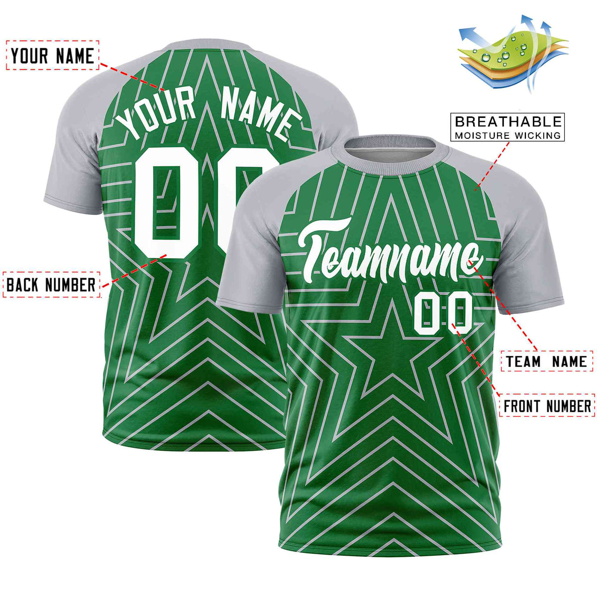 VVHL Green Red-White S7-Sicilian-Slicers T-Shirt | KXKSHOP