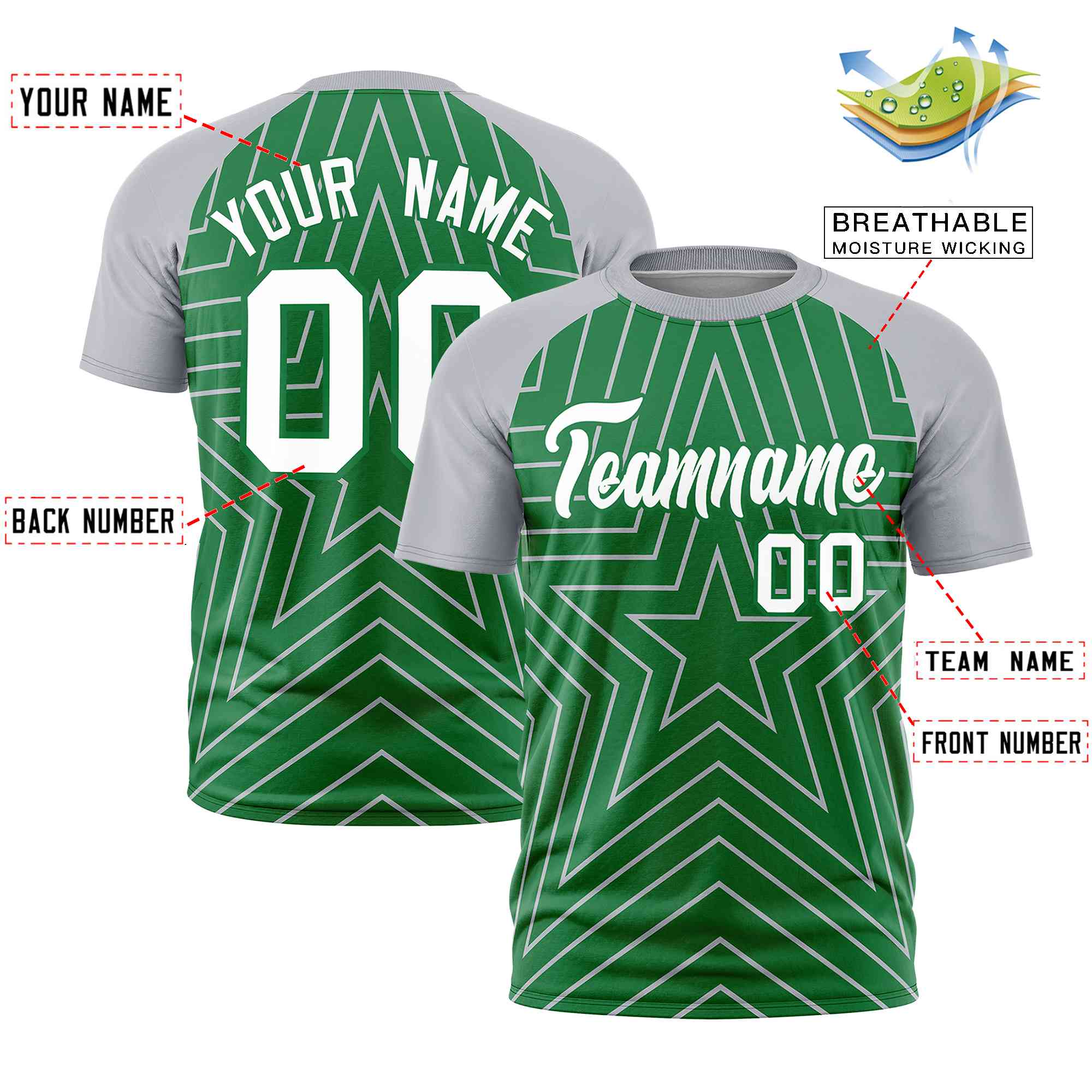 VVHL Green Red-White S7-Sicilian-Slicers T-Shirt | KXKSHOP