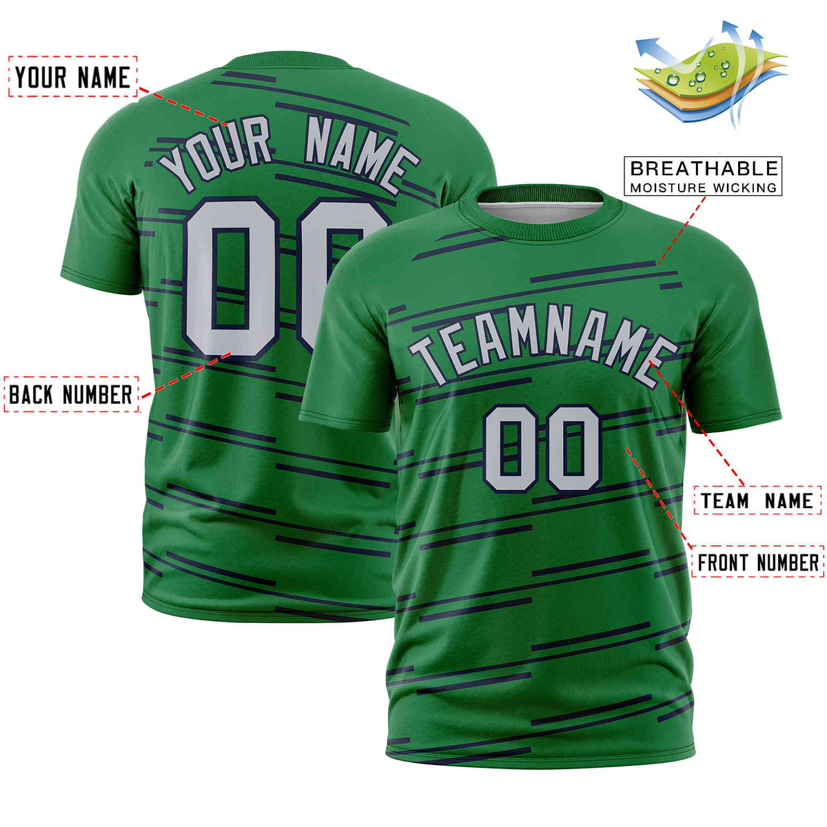 VVHL Green Red-White S7-Sicilian-Slicers T-Shirt | KXKSHOP