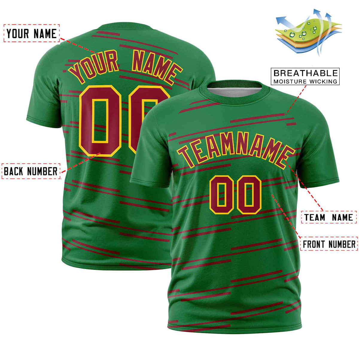 VVHL Green Red-White S7-Sicilian-Slicers T-Shirt | KXKSHOP