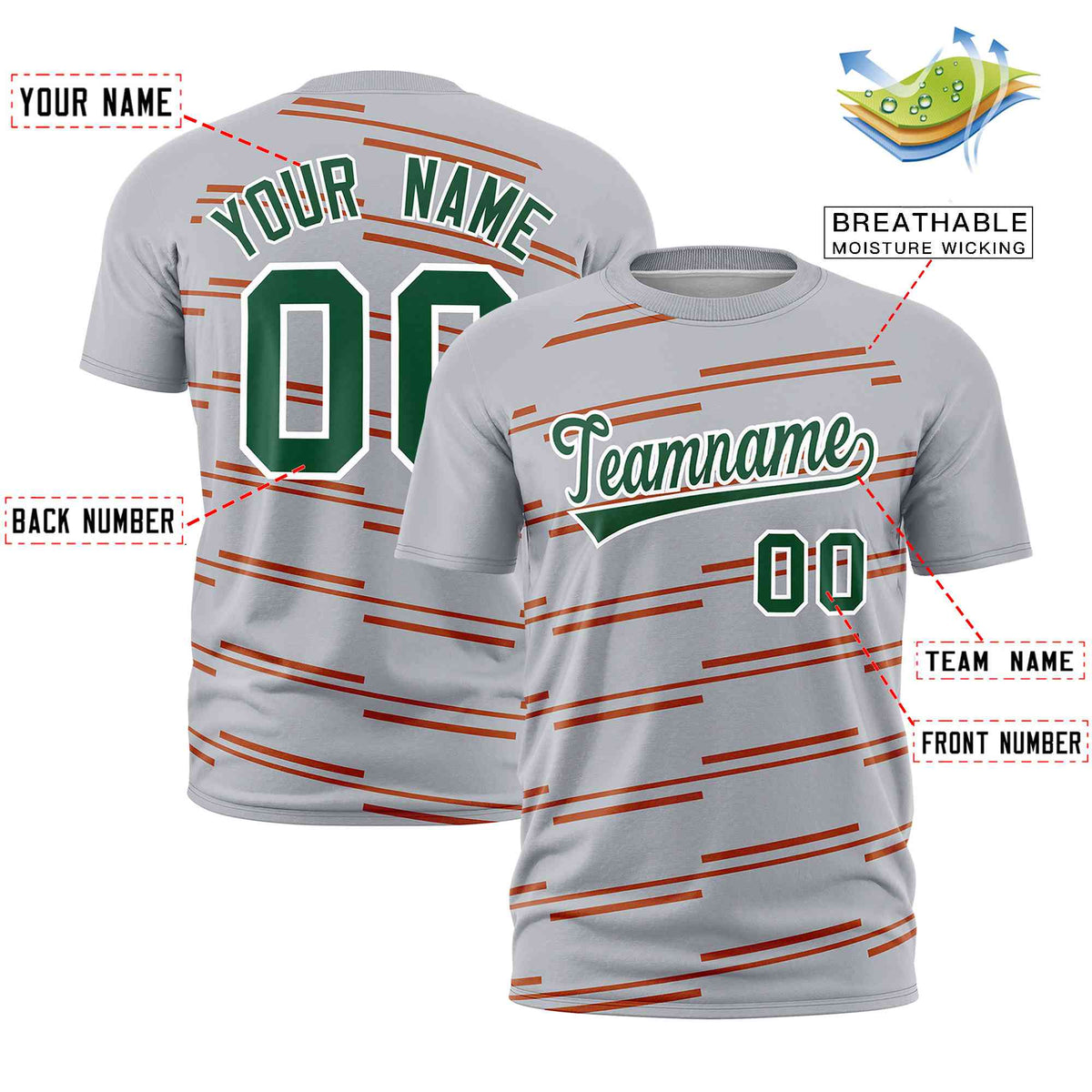 VVHL Green Red-White S7-Sicilian-Slicers T-Shirt | KXKSHOP