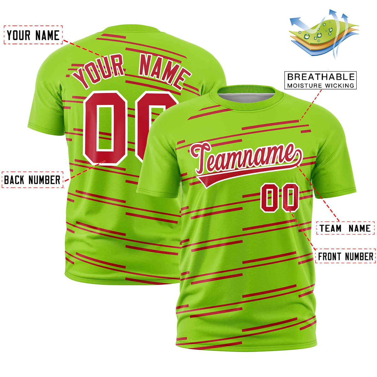 VVHL Green Red-White S7-Sicilian-Slicers T-Shirt | KXKSHOP