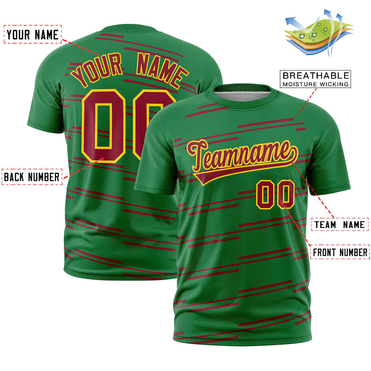 VVHL Green Red-White S7-Sicilian-Slicers T-Shirt | KXKSHOP