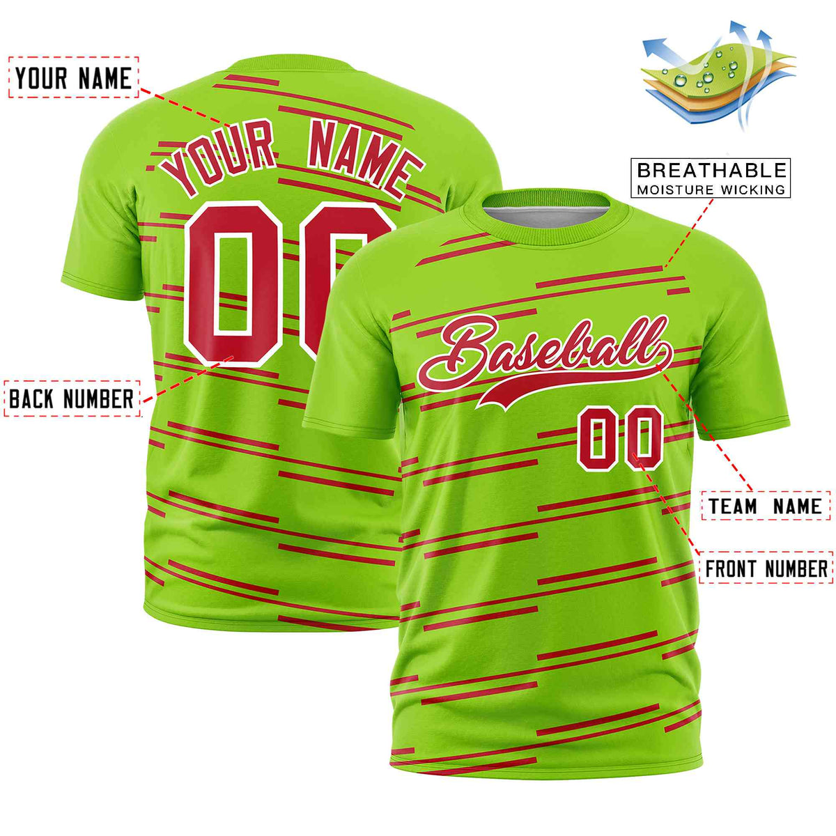 VVHL Green Red-White S7-Sicilian-Slicers T-Shirt | KXKSHOP