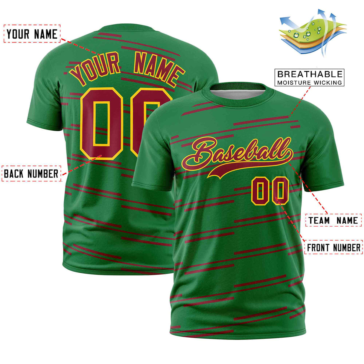 VVHL Green Red-White S7-Sicilian-Slicers T-Shirt | KXKSHOP