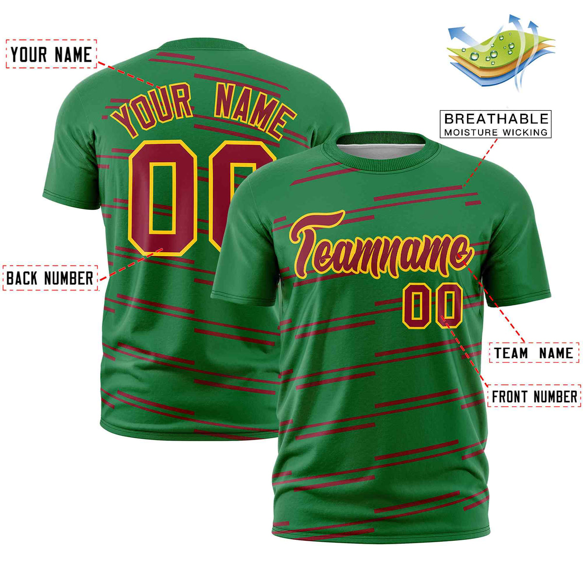 VVHL Green Red-White S7-Sicilian-Slicers T-Shirt | KXKSHOP