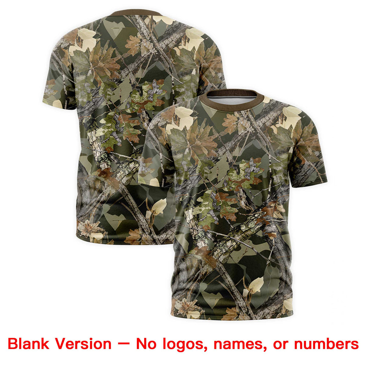 Custom Camo T-shirts Light Brown Brazilian Sand Jungle Camouflage Outdoor Shirts