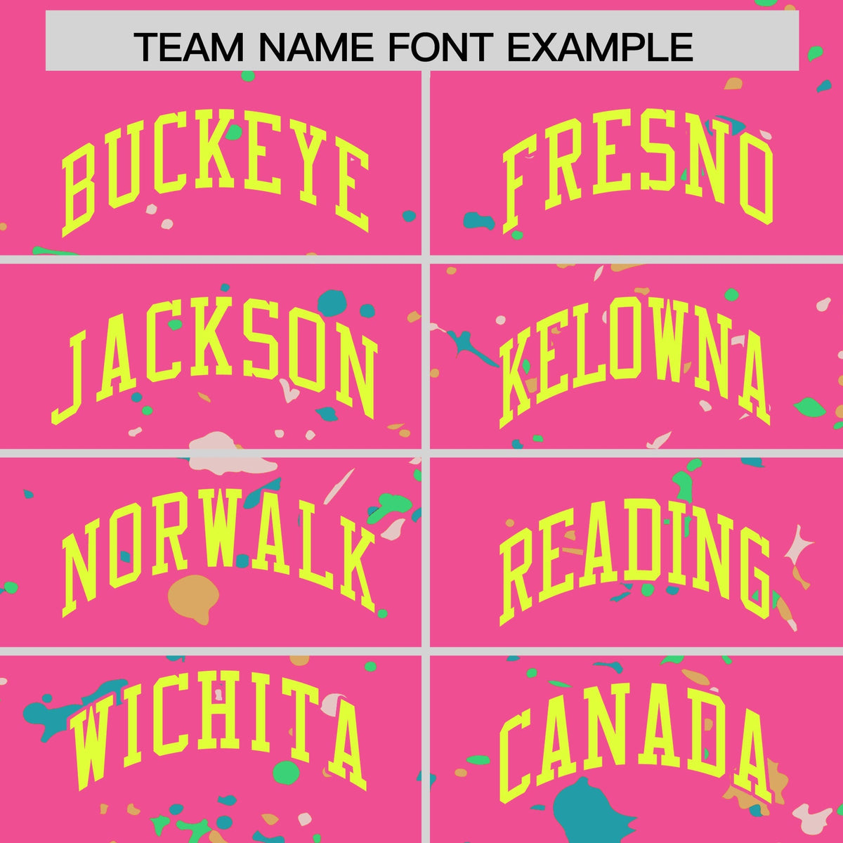 Custom Pink Fluorescent Green Spray Painting Graffiti Pattern Personalization T-shirt| KXKSHOP