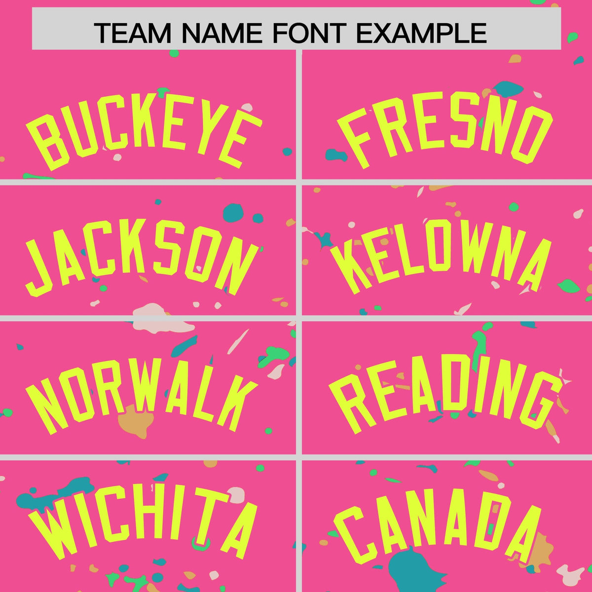 Custom Pink Fluorescent Green Spray Painting Graffiti Pattern Personalization T-shirt| KXKSHOP