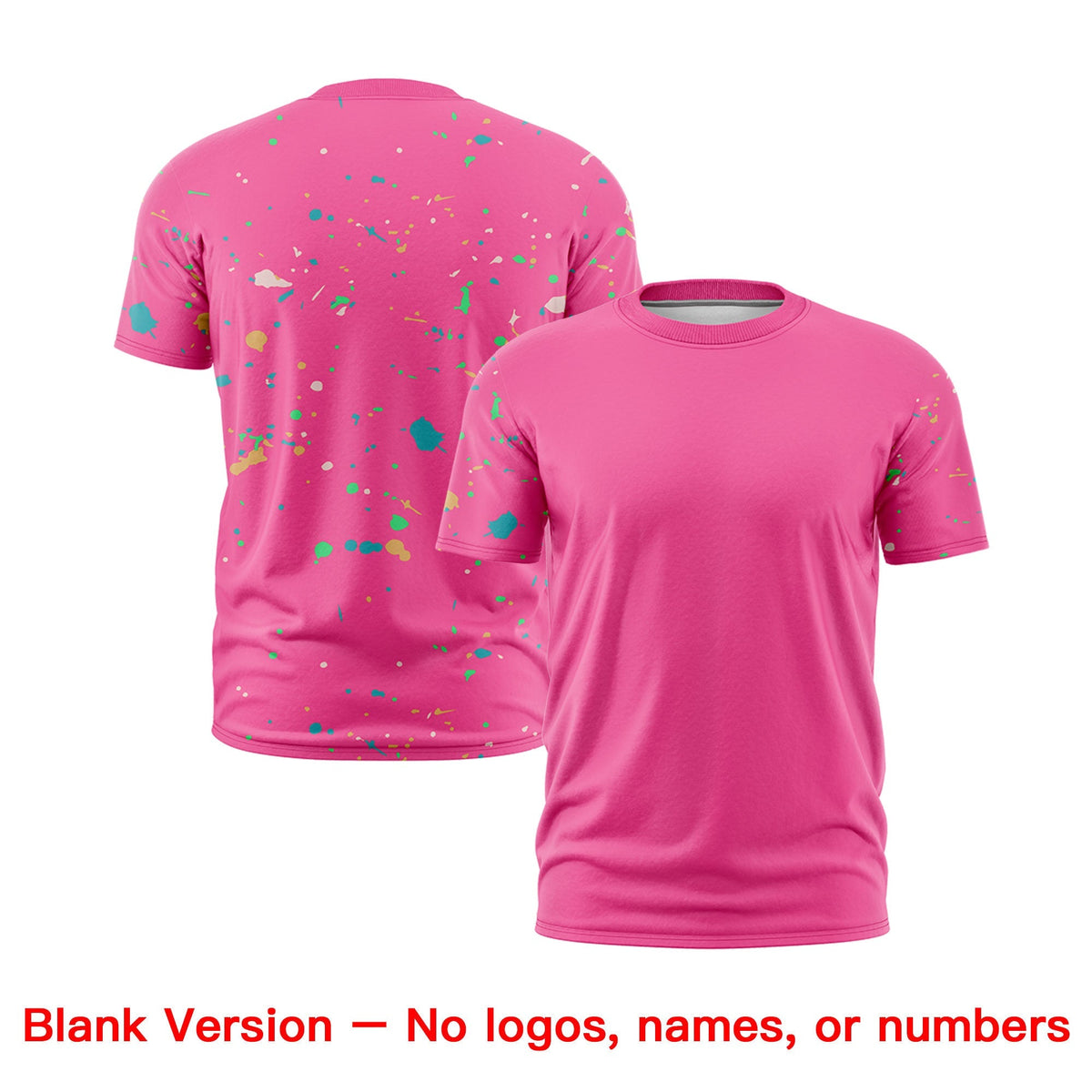 Custom Pink White Spray Painting Graffiti Pattern Personalization T-shirt| KXKSHOP