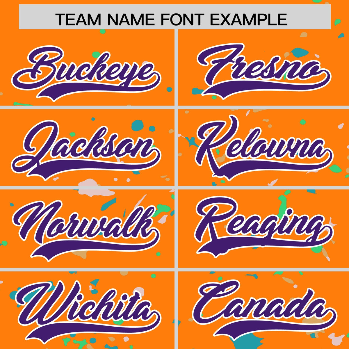 Custom Orange Purple White Spray Painting Graffiti Pattern Personalization T-shirt| KXKSHOP