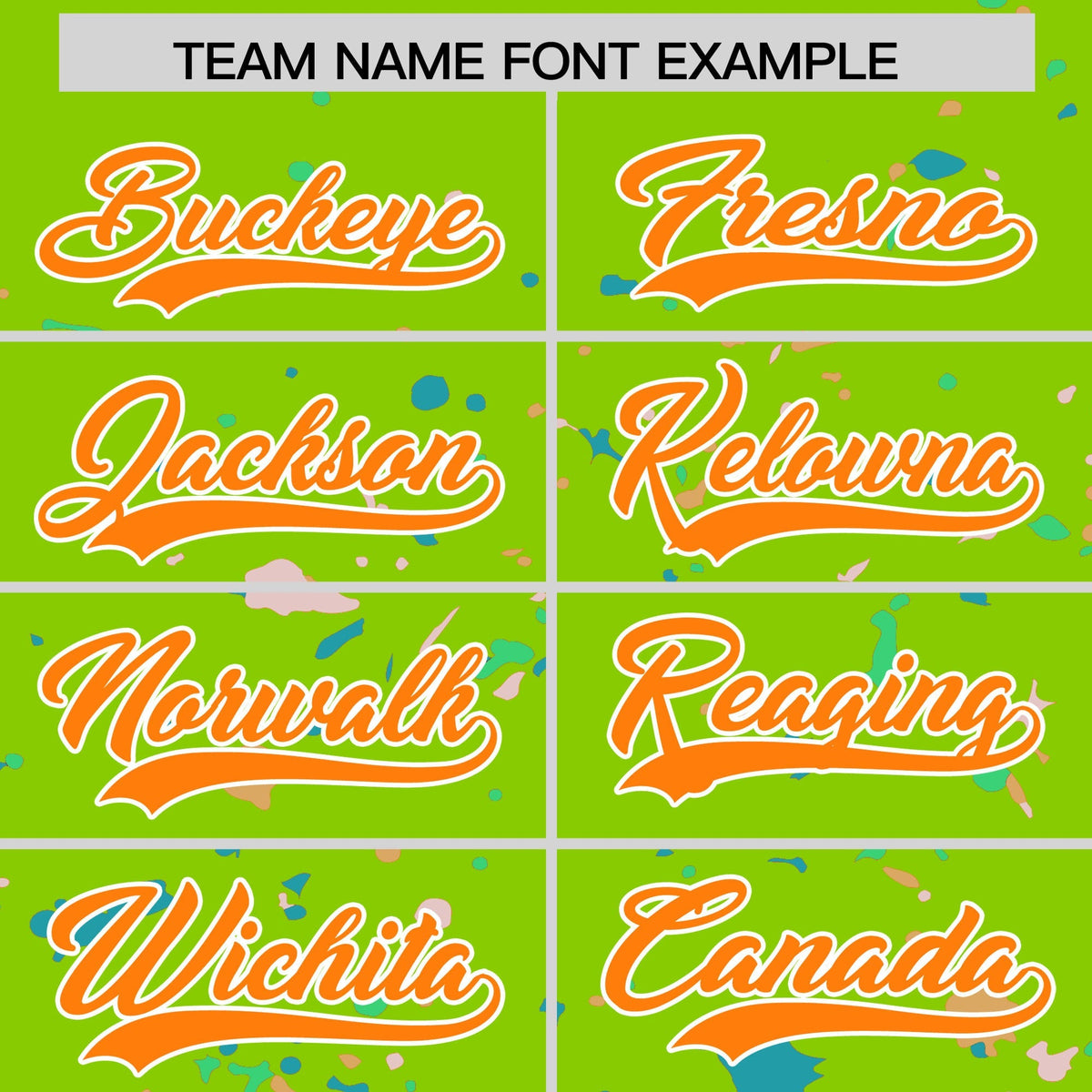 Custom Neon Green Orange White Spray Painting Graffiti Pattern Personalization T-shirt| KXKSHOP