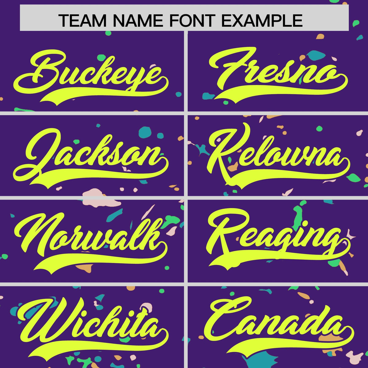 Custom Purple Fluorescent Green Spray Painting Graffiti Pattern Personalization T-shirt| KXKSHOP