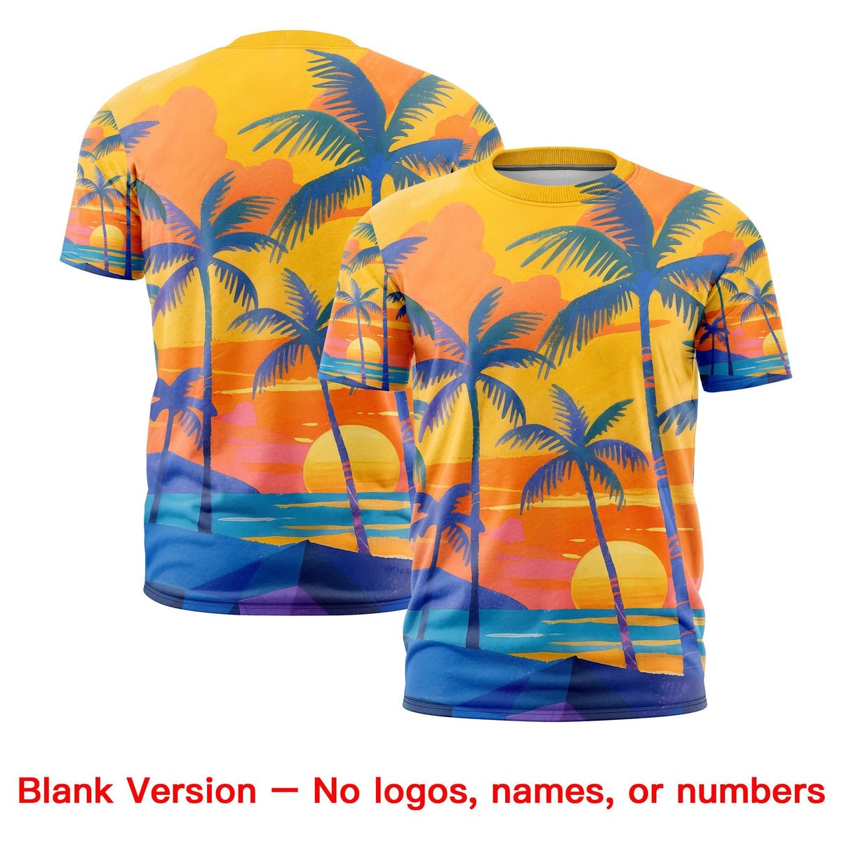 Custom Royal White Graffiti Pattern Hawaiian Style T-shirt| KXKSHOP