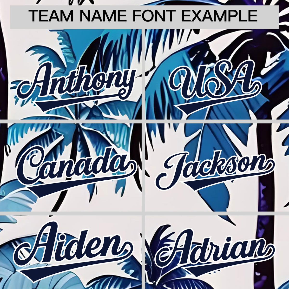 Custom Navy White Graffiti Pattern Hawaiian Style T-shirt| KXKSHOP