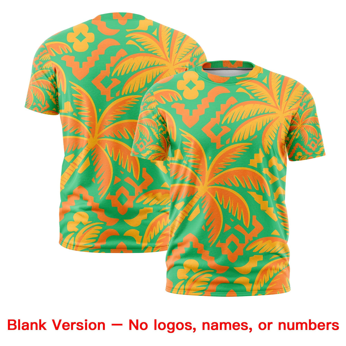 Custom White Orange Graffiti Pattern Hawaiian Style T-shirt| KXKSHOP