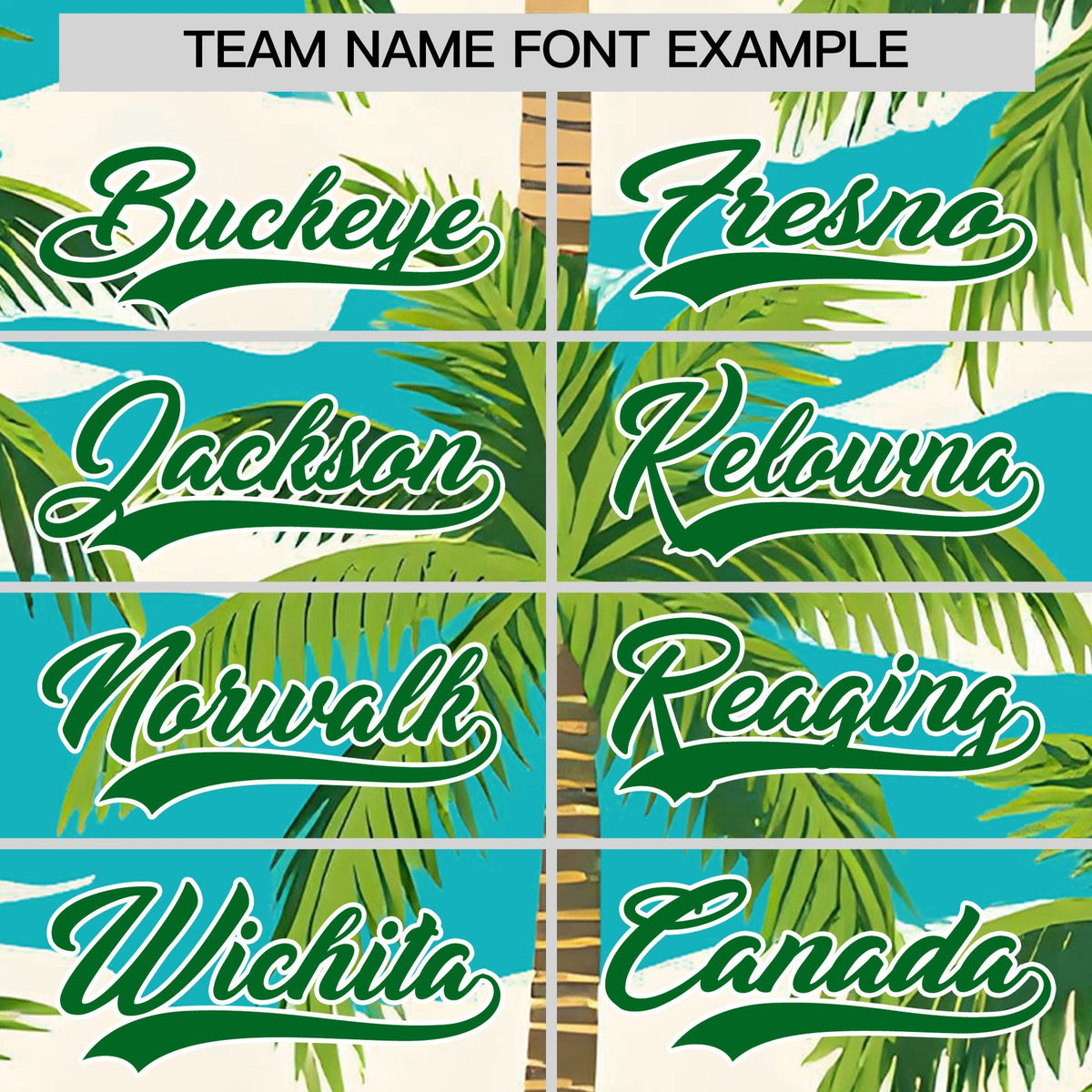 Custom Kelly Green White Graffiti Pattern Hawaiian Style T-shirt| KXKSHOP