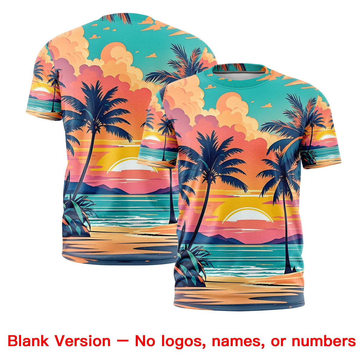 Custom Navy White Graffiti Pattern Hawaiian Style T-shirt| KXKSHOP