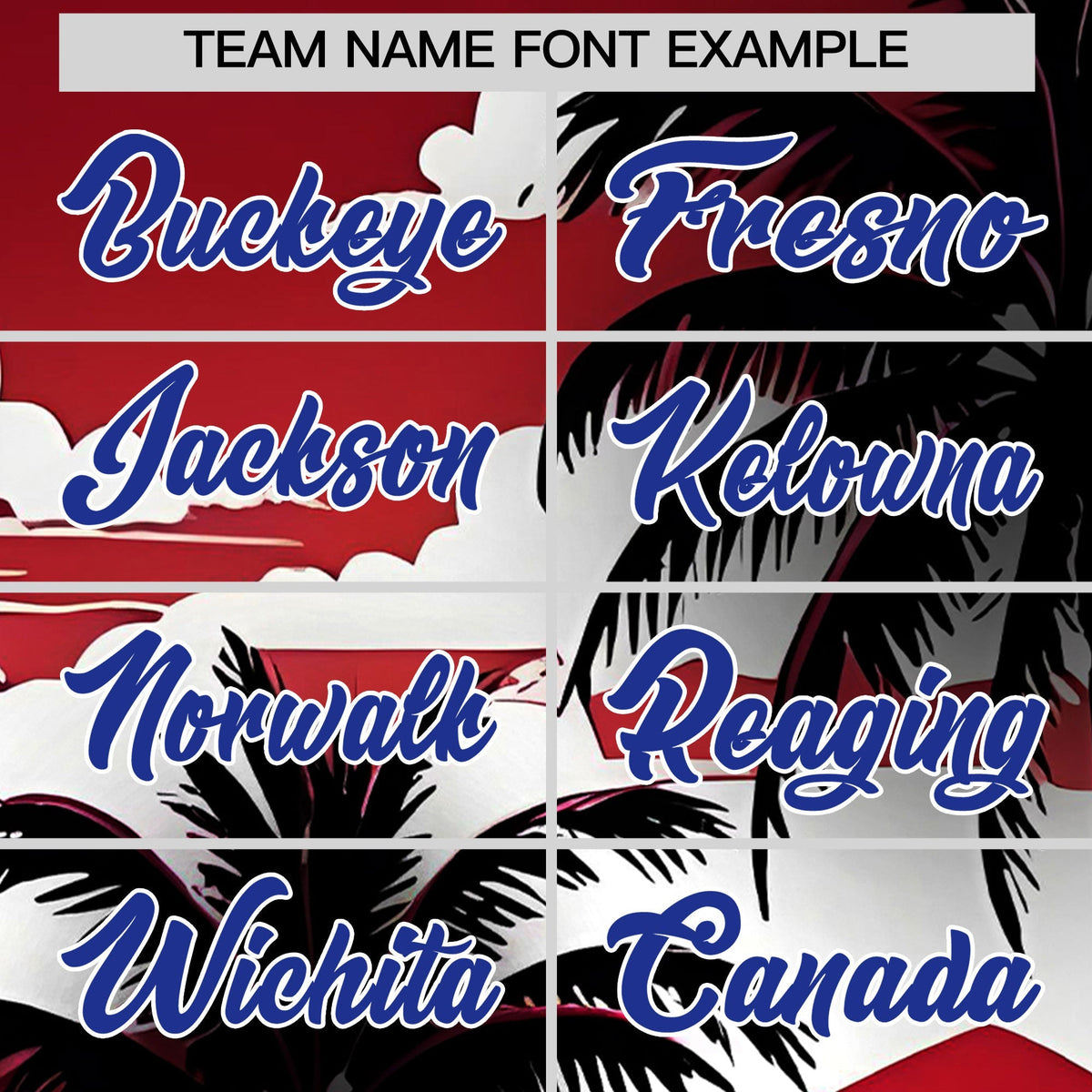 Custom Royal Blue White Graffiti Pattern Hawaiian Style T-shirt| KXKSHOP