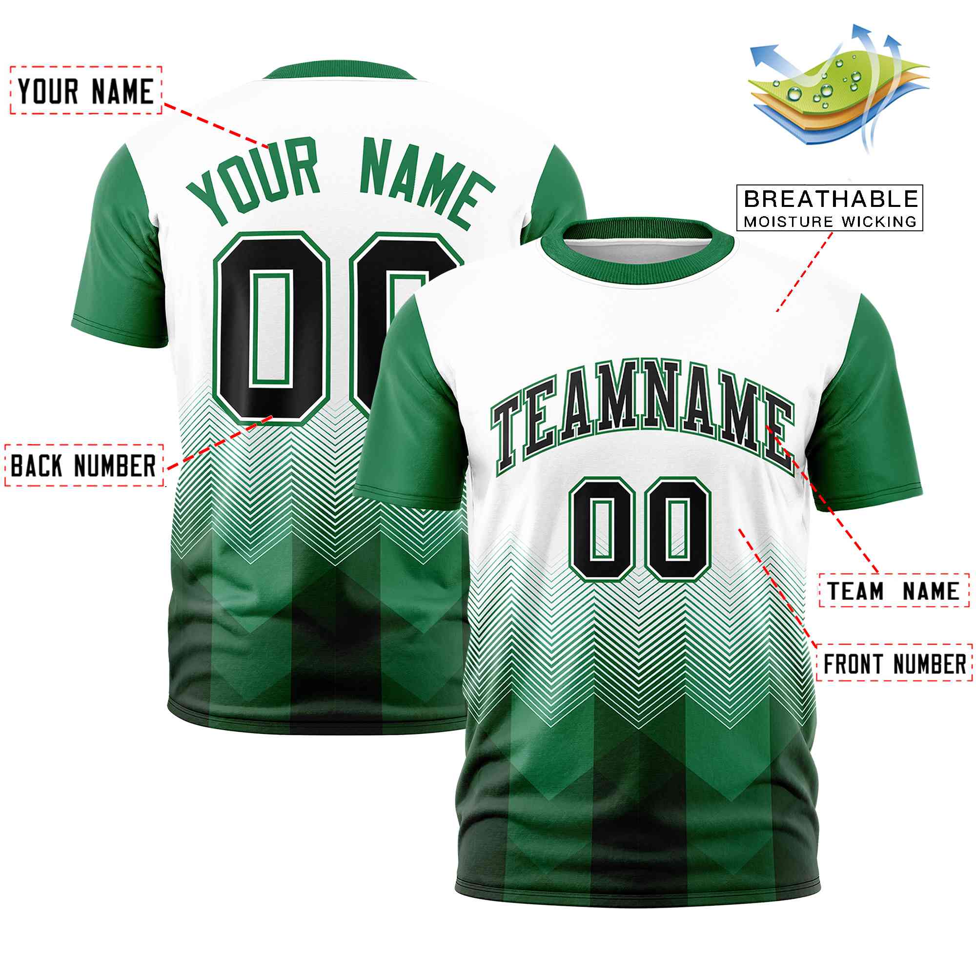 VVHL Green Red-White S7-Sicilian-Slicers T-Shirt | KXKSHOP