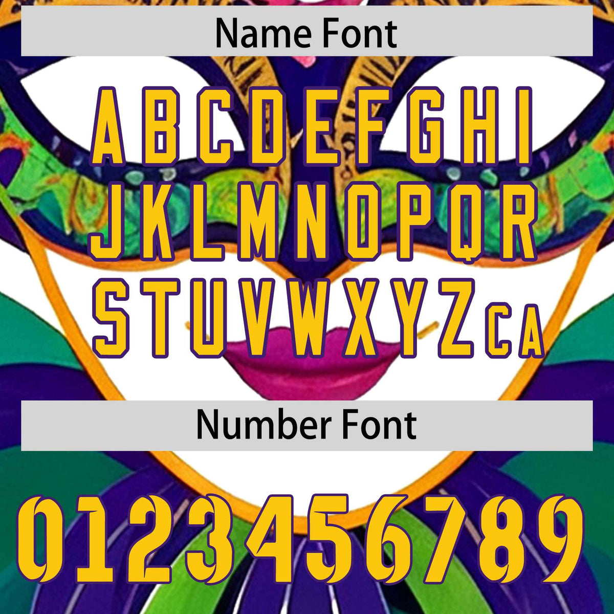 Custom Purple Gold Crew Neck Personalized Mardi Gras Long Sleeve Performance T-shirt | KXKSHOP