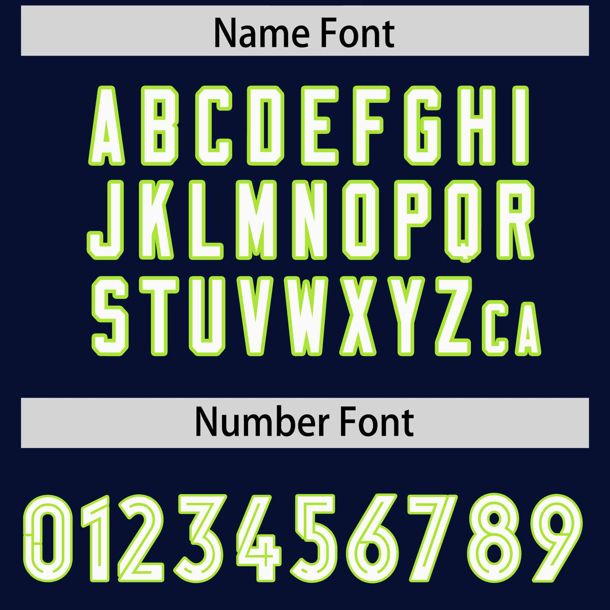 Custom Navy Neon Green Tangled Lines Pattern Raglan Long Sleeve Performance T-Shirt