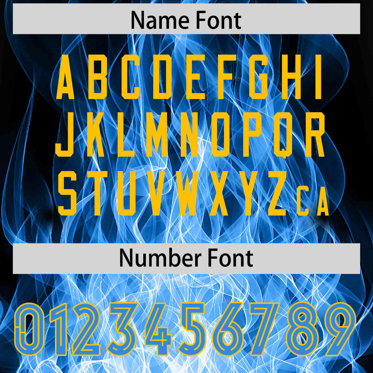 Custom Black Light Blue Colorful Flame Pattern Long Sleeve Performance T-Shirt