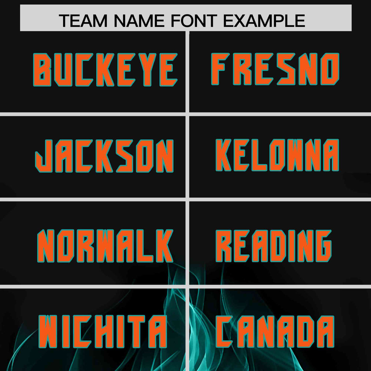 Custom Black Aqua Colorful Flame Pattern Long Sleeve Performance T-Shirt