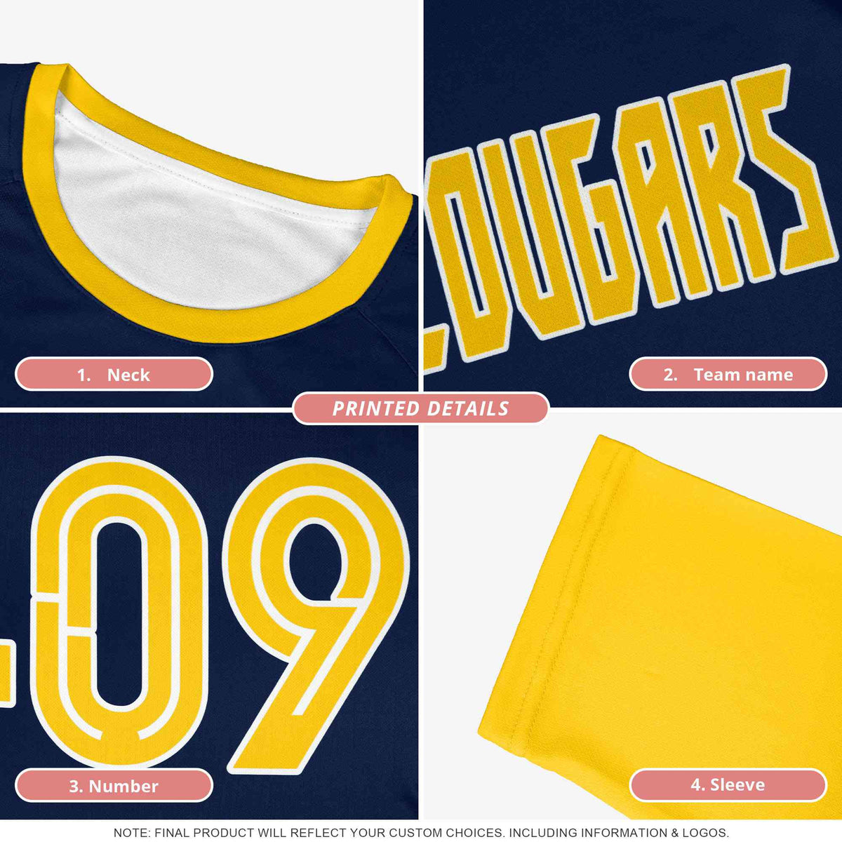 Custom Black Old Gold Colorful Flame Pattern Long Sleeve Performance T-Shirt