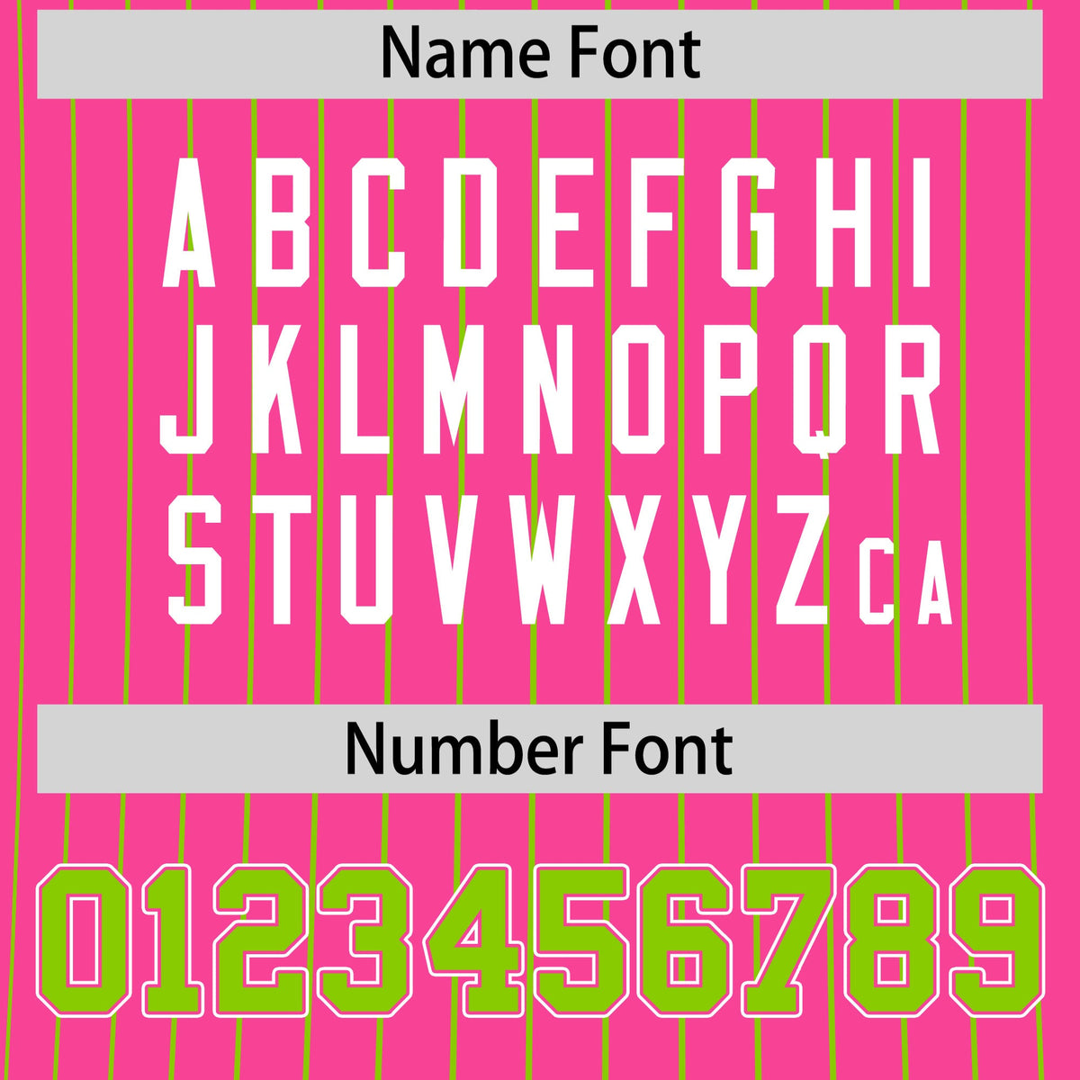 Custom Neon Green Pink White Reversible Stripe Fashion T-shirt| KXKSHOP