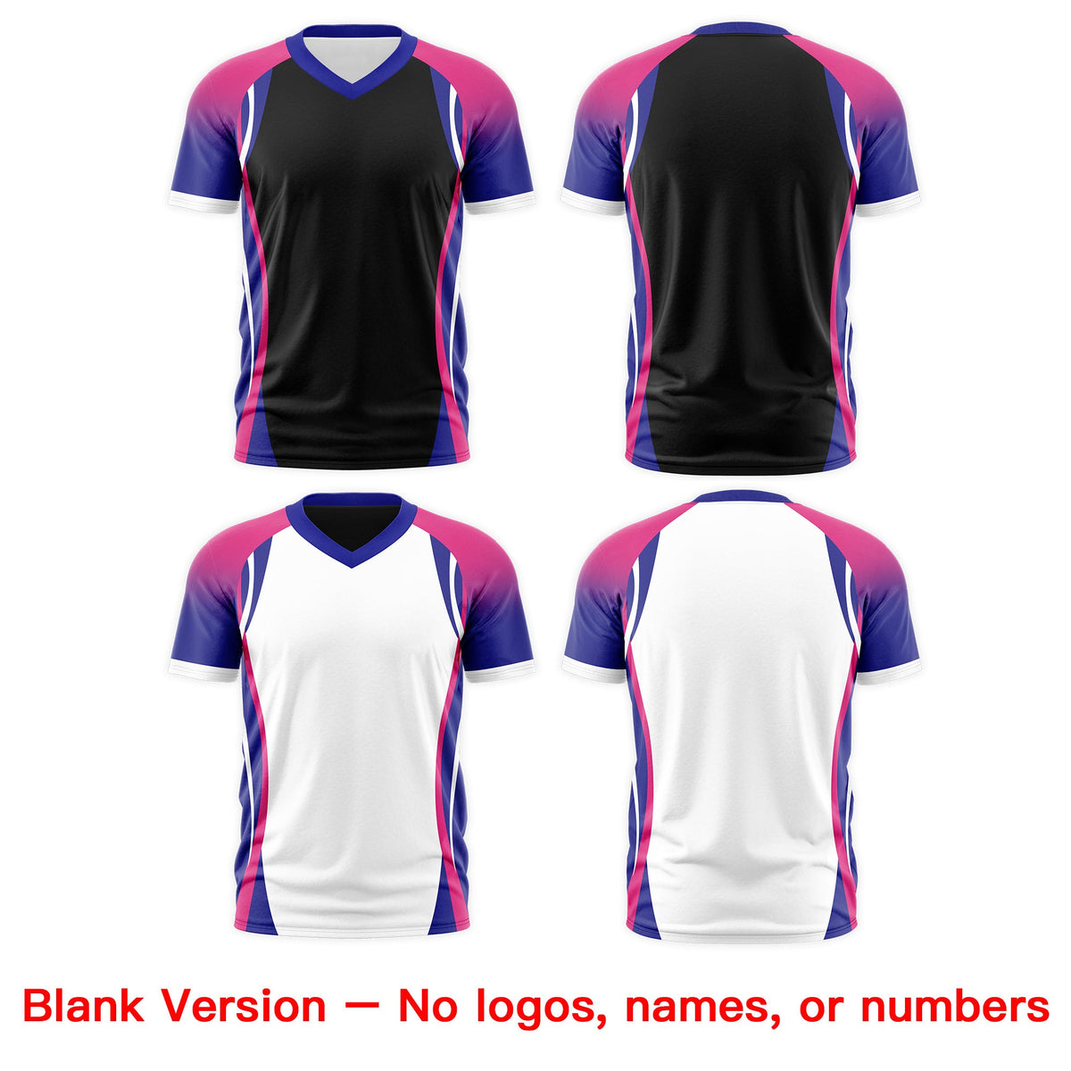 Custom Black Rose Red Royal Blue Reversible Wrinkle-Resistant T-shirt| KXKSHOP