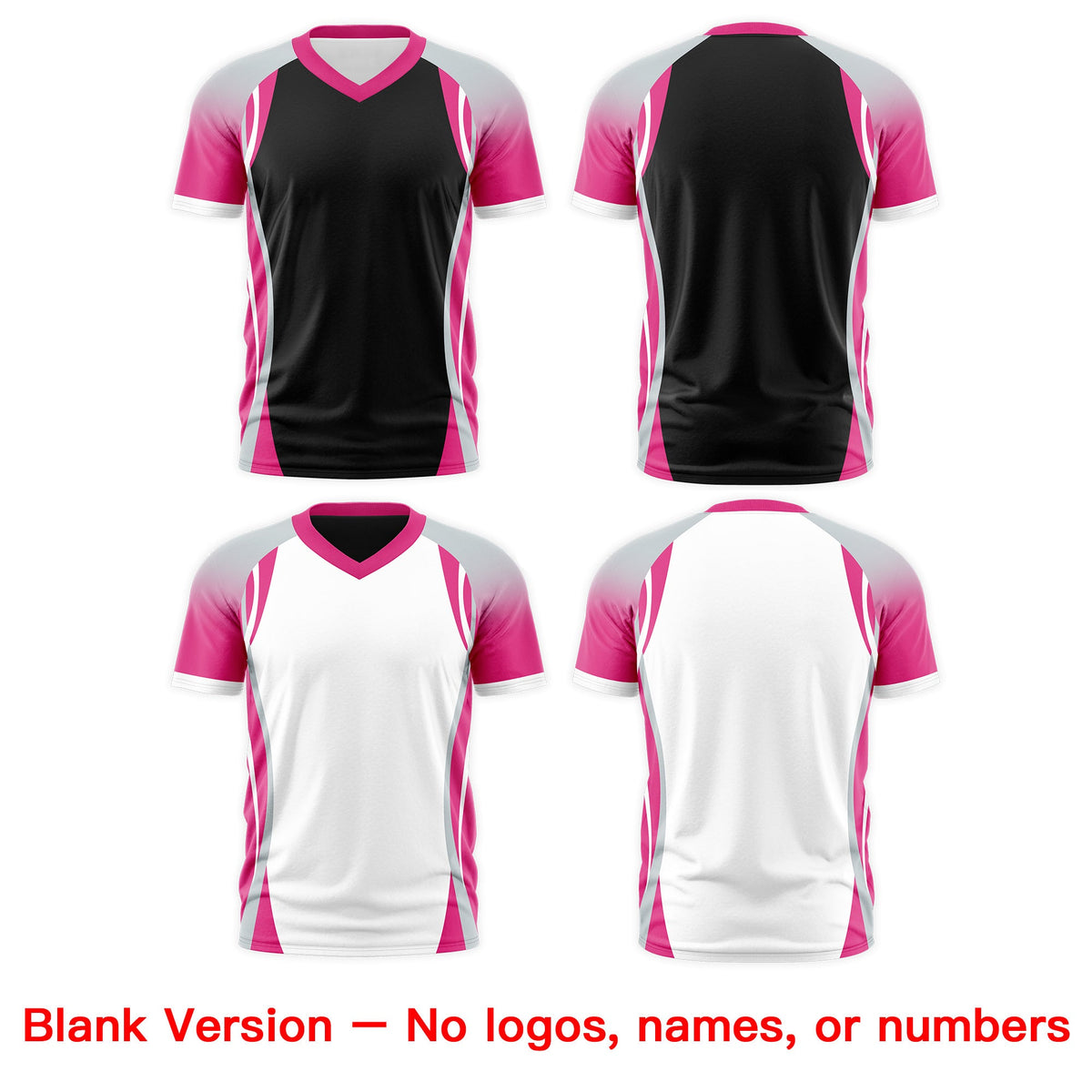 Custom Black Gray Rose Red Reversible Breathable T-shirt| KXKSHOP