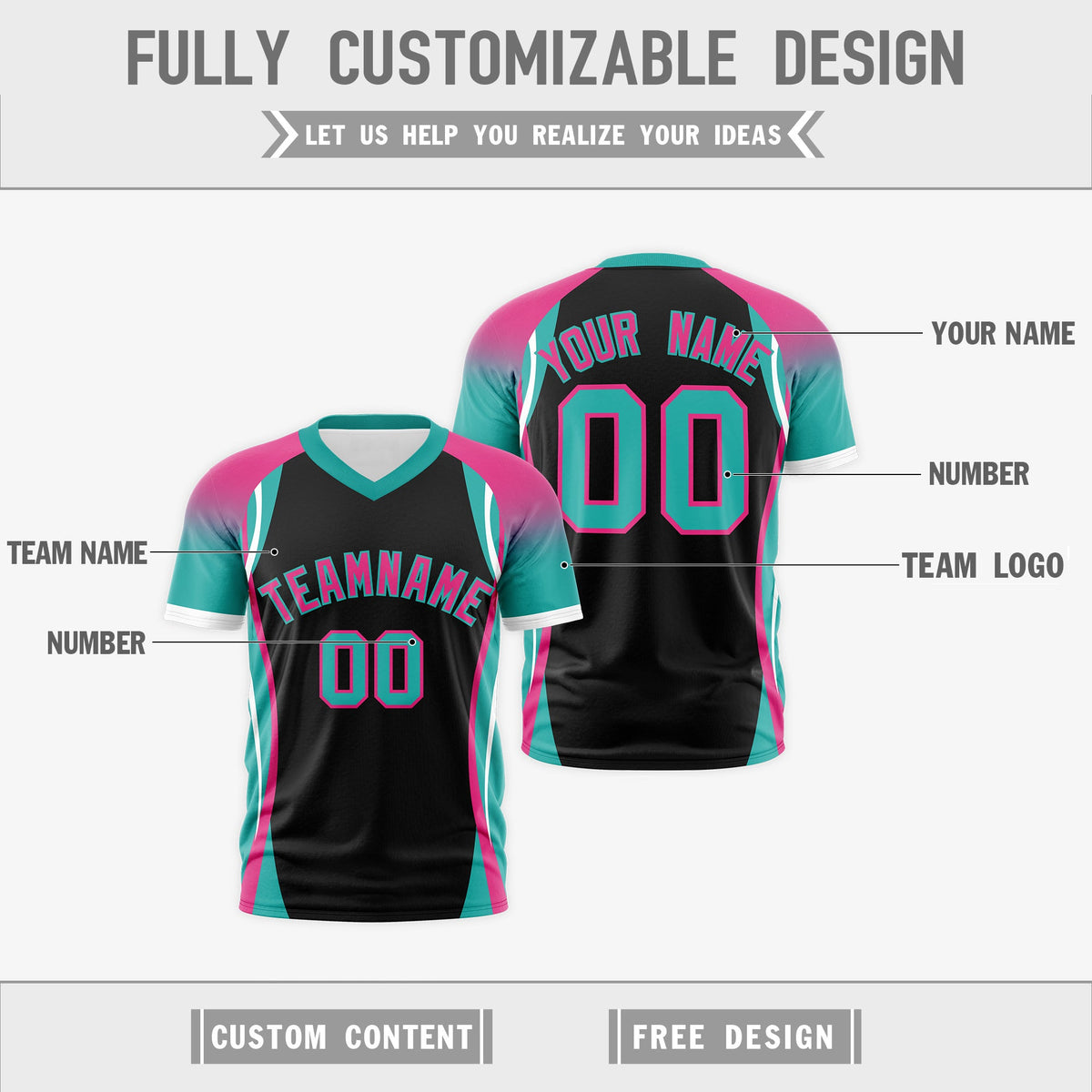 Custom Black Rose Red Aqua Reversible Wrinkle-Resistant T-shirt| KXKSHOP