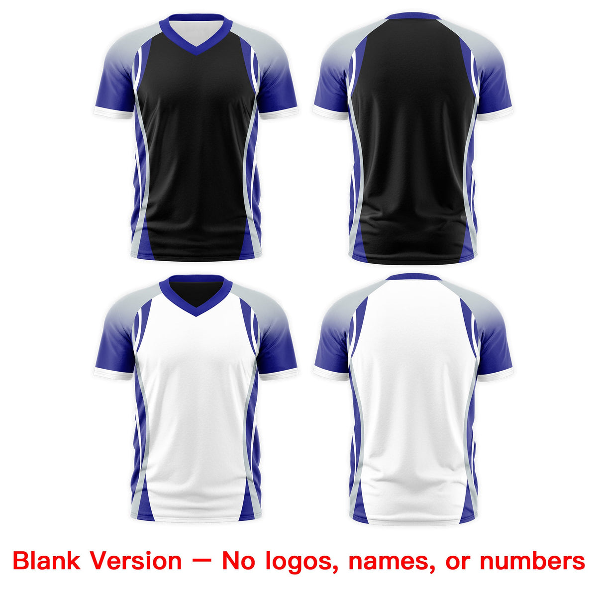 Custom Black Gray Royal Blue Reversible Breathable T-shirt| KXKSHOP