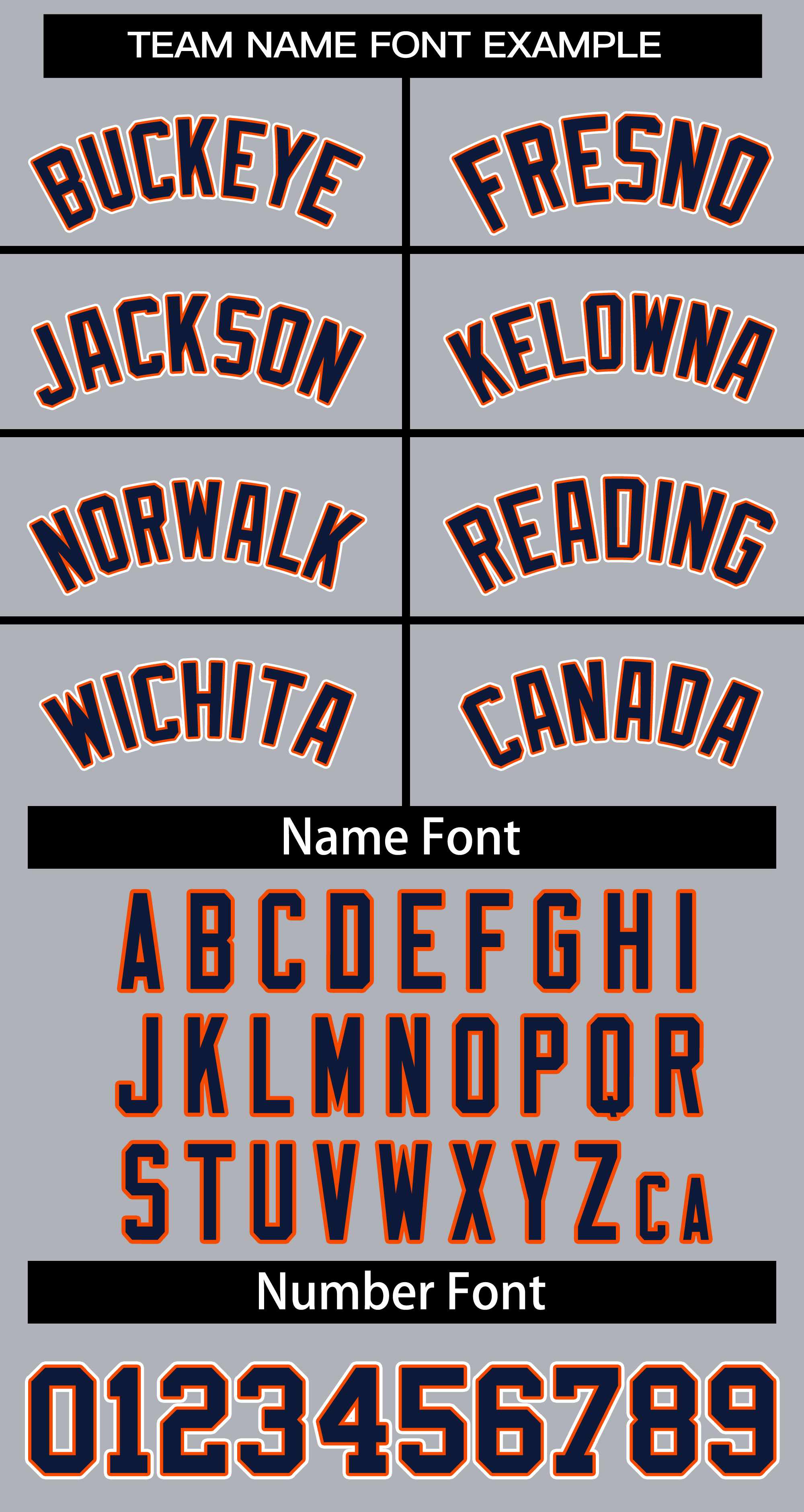 Custom Gray Navy Orange Classic Style Baseball Jersey for Women