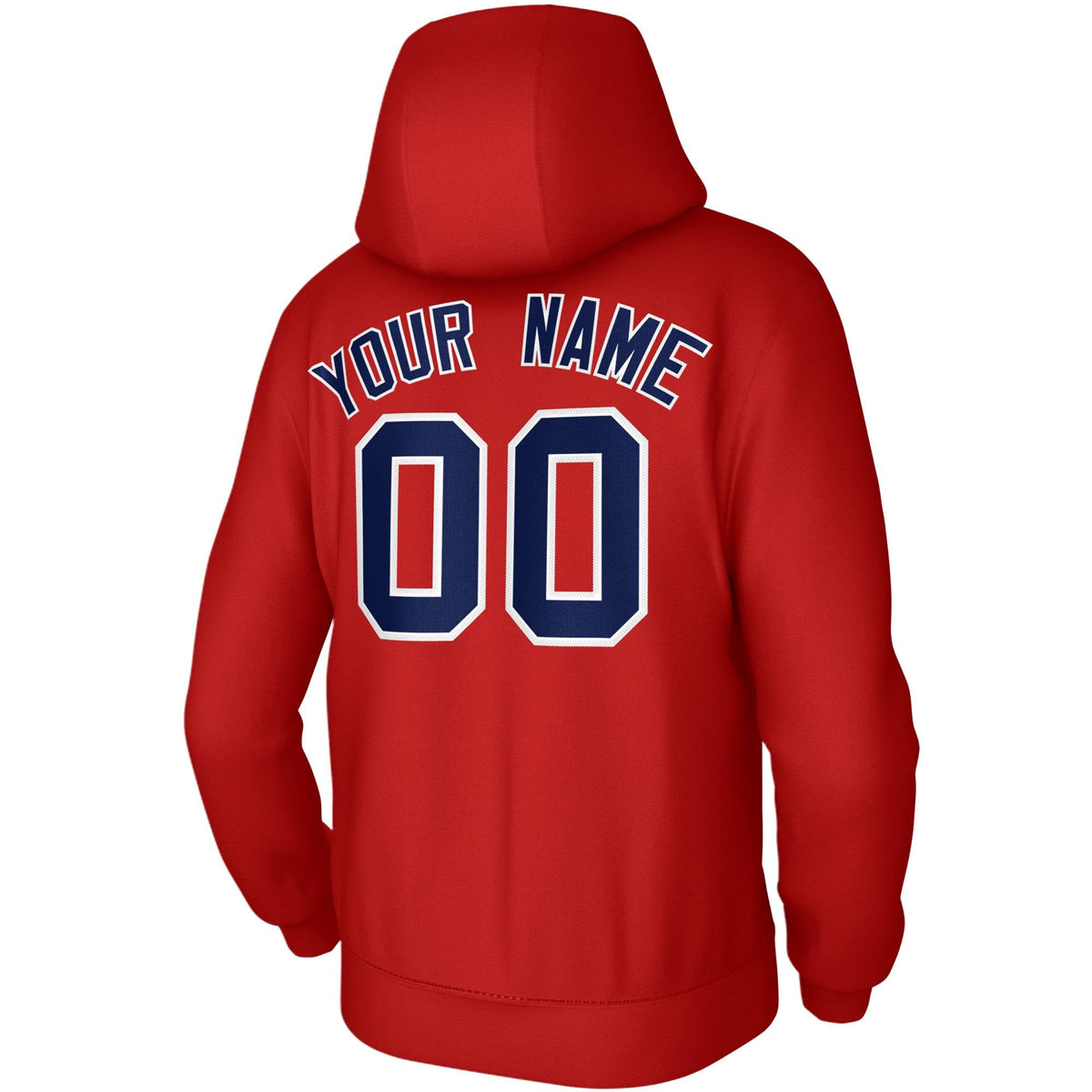 Custom Red Mens Sports Classic Style Pullover Fashion Hoodie Uniform| KXKSHOP