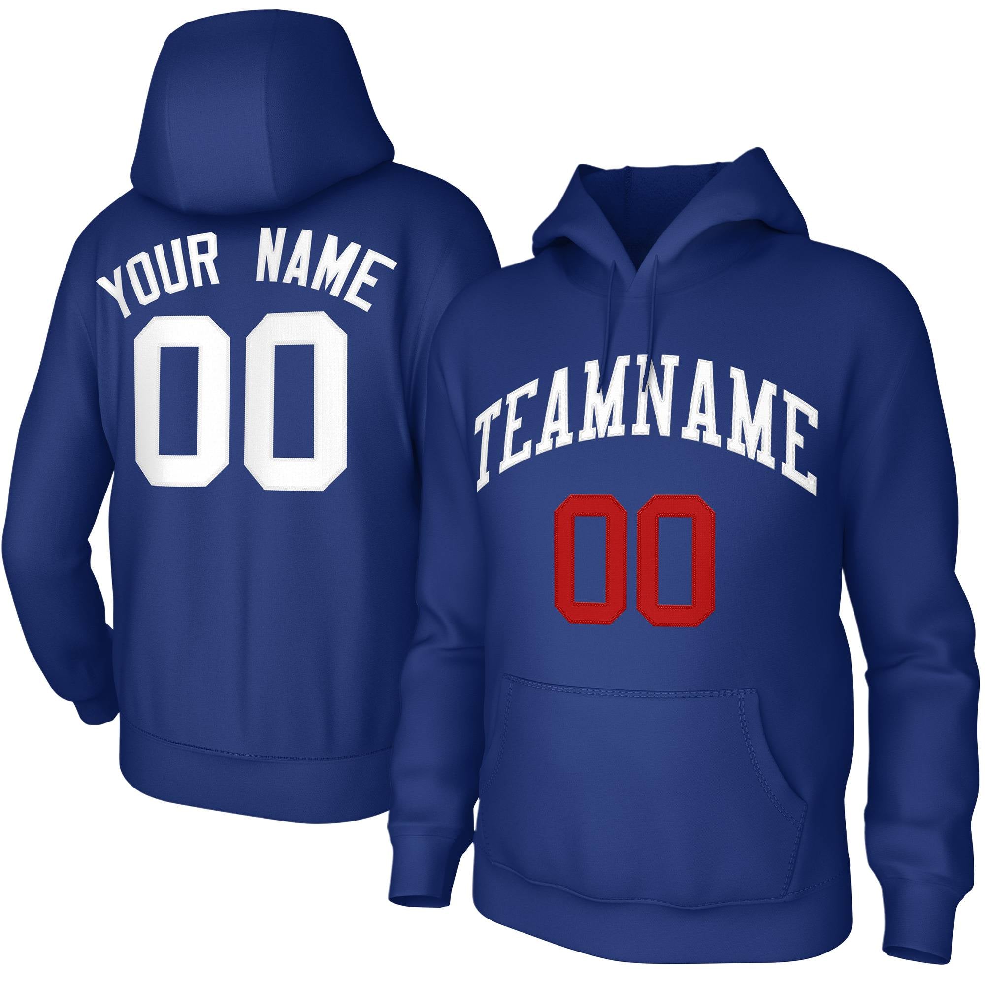 Custom Royal White Classic Style Sweatshirt Fashion Hoodie Uniform| KXKSHOP