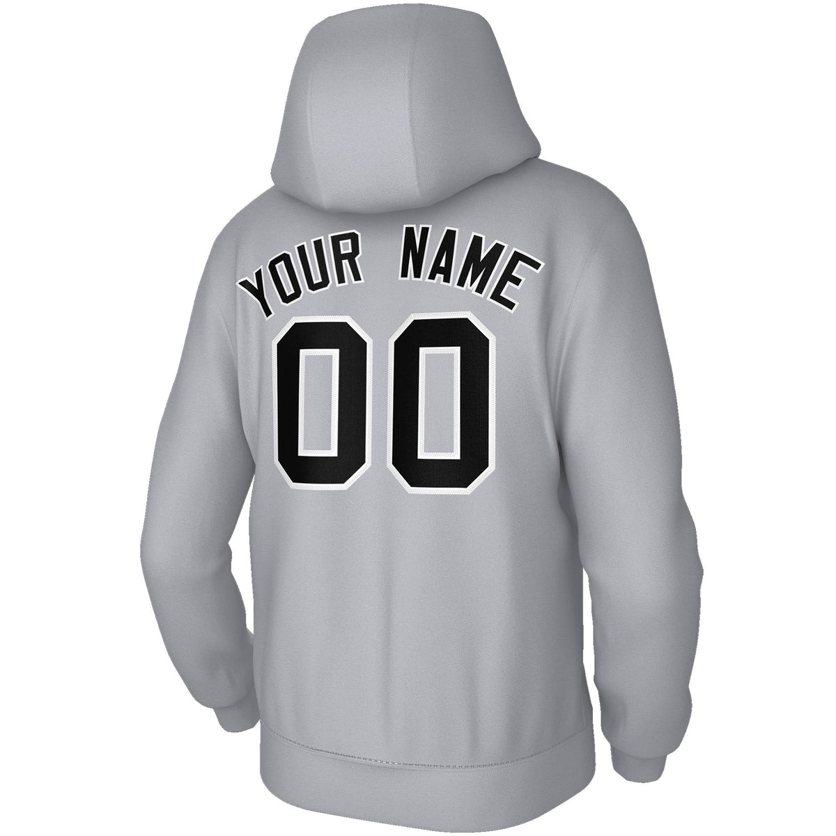 Custom Gray Black Sports Classic Style Sweatshirt Fashion Hoodie Uniform| KXKSHOP